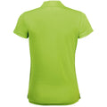 Apple Green - Side - SOLS Womens-Ladies Performer Short Sleeve Pique Polo Shirt
