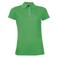 Kelly Green - Front - SOLS Womens-Ladies Performer Short Sleeve Pique Polo Shirt