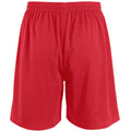 Red - Back - SOLS Childrens-Kids San Siro 2 Sport Shorts