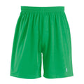 Bright Green - Front - SOLS Childrens-Kids San Siro 2 Sport Shorts