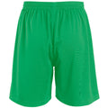 Bright Green - Back - SOLS Childrens-Kids San Siro 2 Sport Shorts