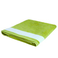 Lime Green-White - Back - SOLS Lagoon Cotton Beach Towel