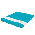 Turquoise-White - Back - SOLS Lagoon Cotton Beach Towel