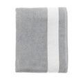 Pure Grey-White - Front - SOLS Lagoon Cotton Beach Towel