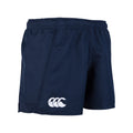 Navy - Side - Canterbury Mens Advantage Elasticated Sports Shorts