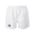 White - Front - Canterbury Mens Advantage Elasticated Sports Shorts