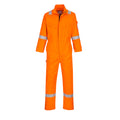 Orange - Front - Portwest Mens Bizflame Flame Resistant Work Overall-Coverall