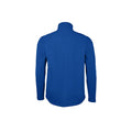 Royal Blue - Side - SOLS Mens Race Full Zip Water Repellent Softshell Jacket