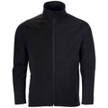 Black - Front - SOLS Mens Race Full Zip Water Repellent Softshell Jacket