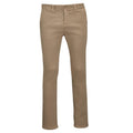 Chestnut - Front - SOLS Mens Jules Chino Trousers