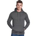 Steel Grey - Back - AWDis Adults Unisex Polyester Sports Hoodie