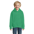 Kelly Green - Side - SOLS Childrens-Kids Slam Hooded Sweatshirt
