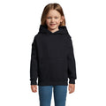 Navy - Side - SOLS Childrens-Kids Slam Hooded Sweatshirt