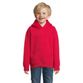 Red - Back - SOLS Childrens-Kids Slam Hooded Sweatshirt