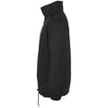 Black - Side - SOLS Unisex Shift Showerproof Windbreaker Jacket