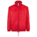 Red - Front - SOLS Unisex Shift Showerproof Windbreaker Jacket