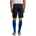 French Navy-Royal Blue - Side - SOLS Mens Olimpico Football Shorts