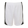 White-Black - Front - SOLS Mens Olimpico Football Shorts