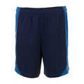 French Navy-Royal Blue - Front - SOLS Mens Olimpico Football Shorts