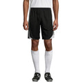 Black-White - Lifestyle - SOLS Childrens-Kids Olimpico Football Shorts