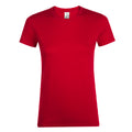Red - Front - SOLS Womens-Ladies Regent Short Sleeve T-Shirt