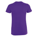 Dark Purple - Side - SOLS Womens-Ladies Regent Short Sleeve T-Shirt