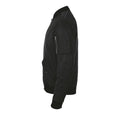 Black - Side - SOLS Unisex Rebel Fashion Bomber Jacket