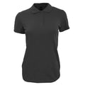 Black - Front - SOLS Womens-Ladies Perfect Pique Short Sleeve Polo Shirt
