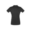 Dark Grey - Side - SOLS Womens-Ladies Perfect Pique Short Sleeve Polo Shirt