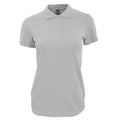 Grey Marl - Front - SOLS Womens-Ladies Perfect Pique Short Sleeve Polo Shirt