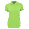 Apple Green - Front - SOLS Womens-Ladies Perfect Pique Short Sleeve Polo Shirt