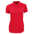 Red - Front - SOLS Womens-Ladies Perfect Pique Short Sleeve Polo Shirt