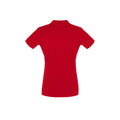 Red - Side - SOLS Womens-Ladies Perfect Pique Short Sleeve Polo Shirt