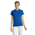 Royal Blue - Back - SOLS Womens-Ladies Perfect Pique Short Sleeve Polo Shirt