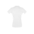 White - Side - SOLS Womens-Ladies Perfect Pique Short Sleeve Polo Shirt