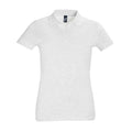 Ash - Front - SOLS Womens-Ladies Perfect Pique Short Sleeve Polo Shirt