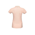 Creamy Pink - Side - SOLS Womens-Ladies Perfect Pique Short Sleeve Polo Shirt