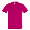 Fuchsia - Front - SOLS Mens Regent Short Sleeve T-Shirt