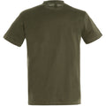 Army - Back - SOLS Mens Regent Short Sleeve T-Shirt