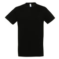 Deep Black - Front - SOLS Mens Regent Short Sleeve T-Shirt