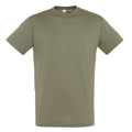Khaki - Front - SOLS Mens Regent Short Sleeve T-Shirt