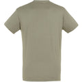 Khaki - Back - SOLS Mens Regent Short Sleeve T-Shirt