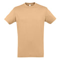 Sand - Front - SOLS Mens Regent Short Sleeve T-Shirt