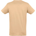 Sand - Back - SOLS Mens Regent Short Sleeve T-Shirt