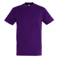 Dark Purple - Front - SOLS Mens Regent Short Sleeve T-Shirt