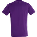 Dark Purple - Back - SOLS Mens Regent Short Sleeve T-Shirt