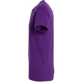Dark Purple - Side - SOLS Mens Regent Short Sleeve T-Shirt