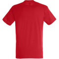 Red - Back - SOLS Mens Regent Short Sleeve T-Shirt
