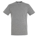 Grey Marl - Front - SOLS Mens Regent Short Sleeve T-Shirt