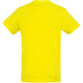 Lemon - Back - SOLS Mens Regent Short Sleeve T-Shirt